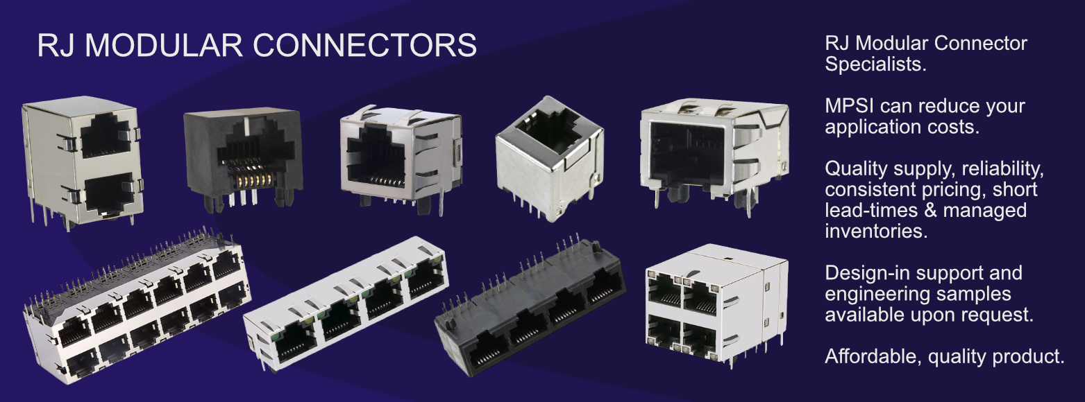 RJ MODULAR CONNECTORS